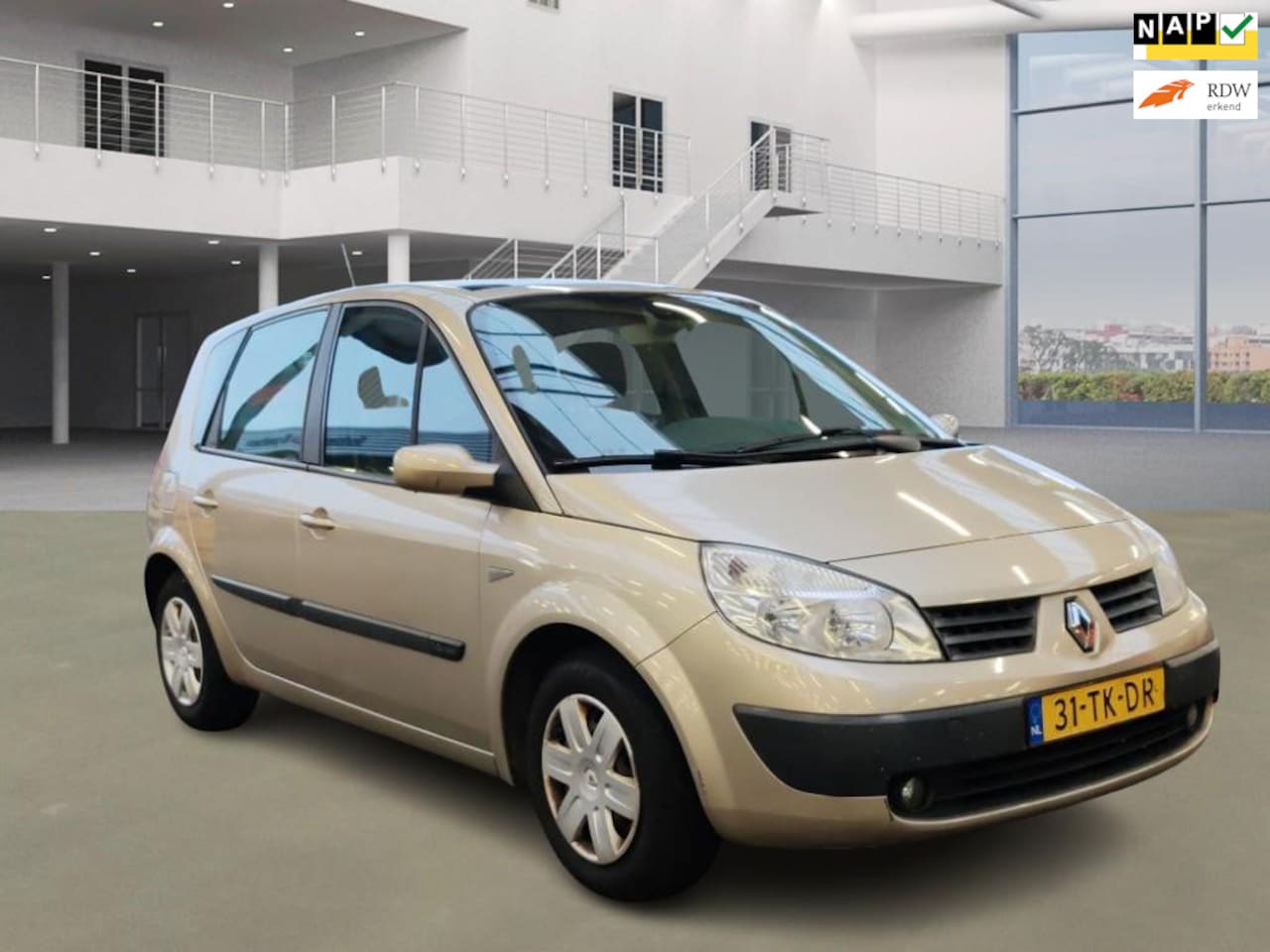 Renault Scénic - 1.6-16V Business Line Panorama dak Airco Stuurbekrachtiging Nap Apk - AutoWereld.nl