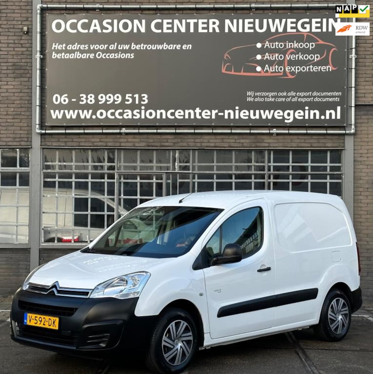 Citroën Berlingo - 1.6 BlueHDI 2017 3-ZITS/Airco/MARGE/EURO6! - AutoWereld.nl