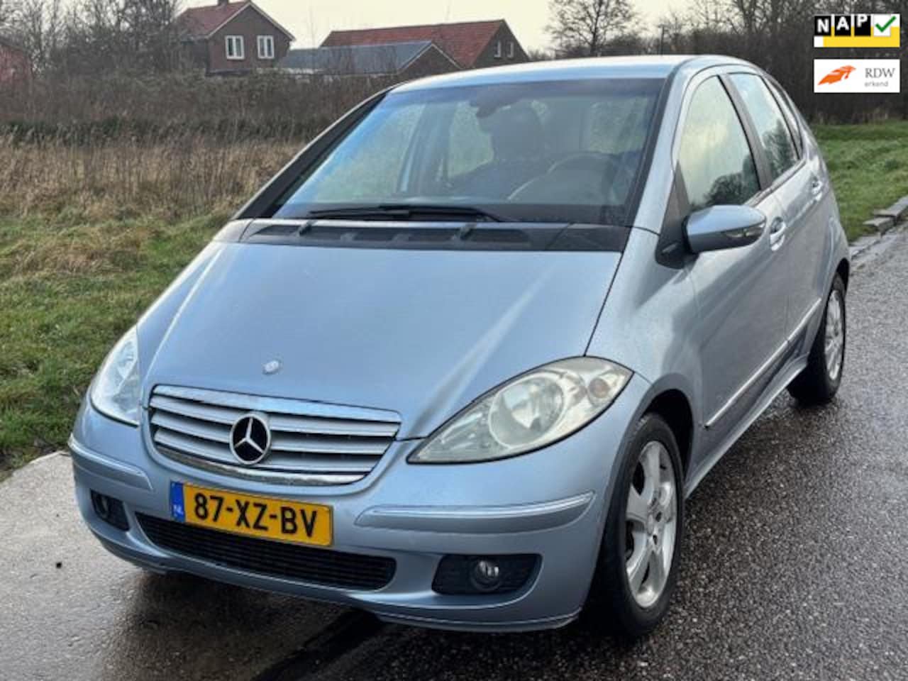 Mercedes-Benz A-klasse - 150 Elegance 5-Drs Airco El. pakket Audio/CD LMV 16" ABS ESP Colorpakket EBD Dealeronderho - AutoWereld.nl