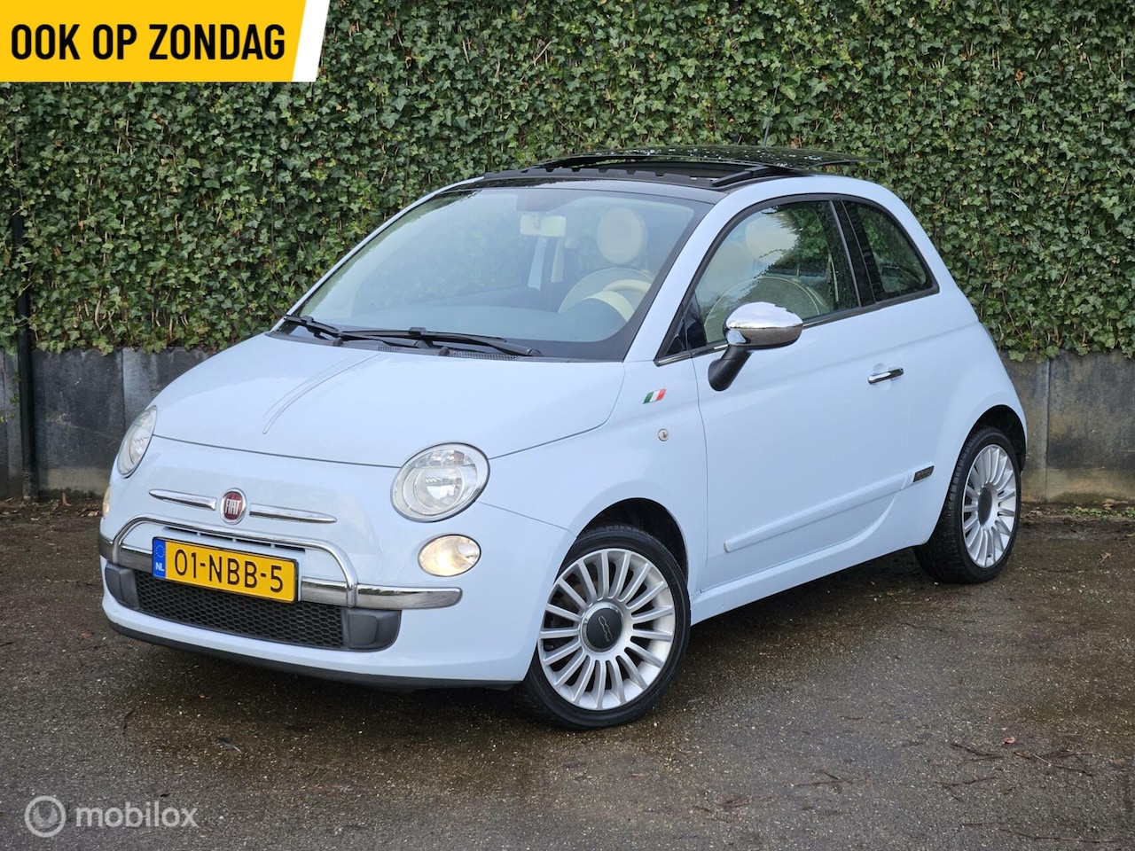 Fiat 500 - 1.2 Automaat | Stijlvol & Compact | Pano/Schuif-dak - AutoWereld.nl