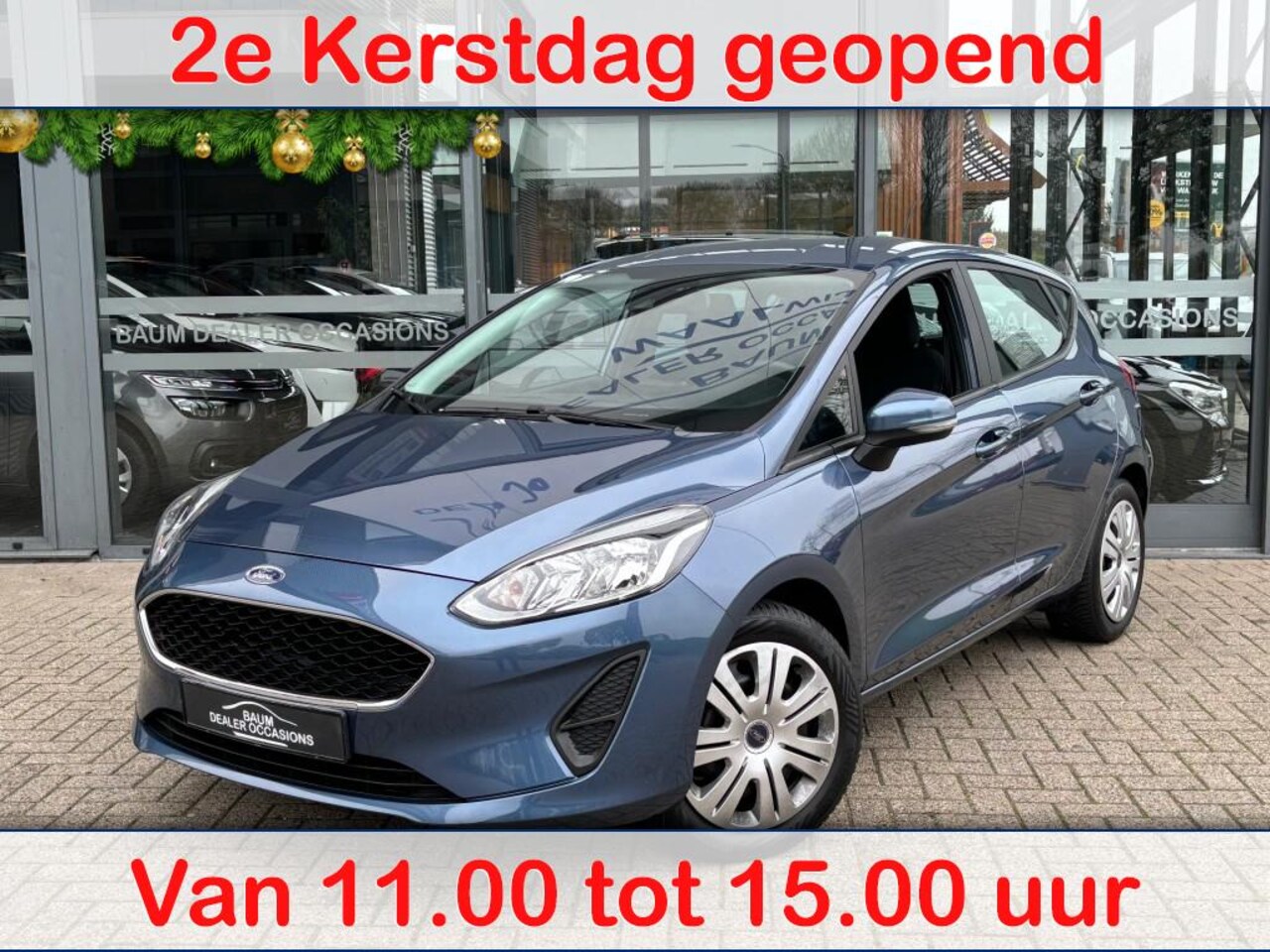 Ford Fiesta - 1.1 NAVI AIRCO APPLE CARPLAY CRUISE PDC - AutoWereld.nl