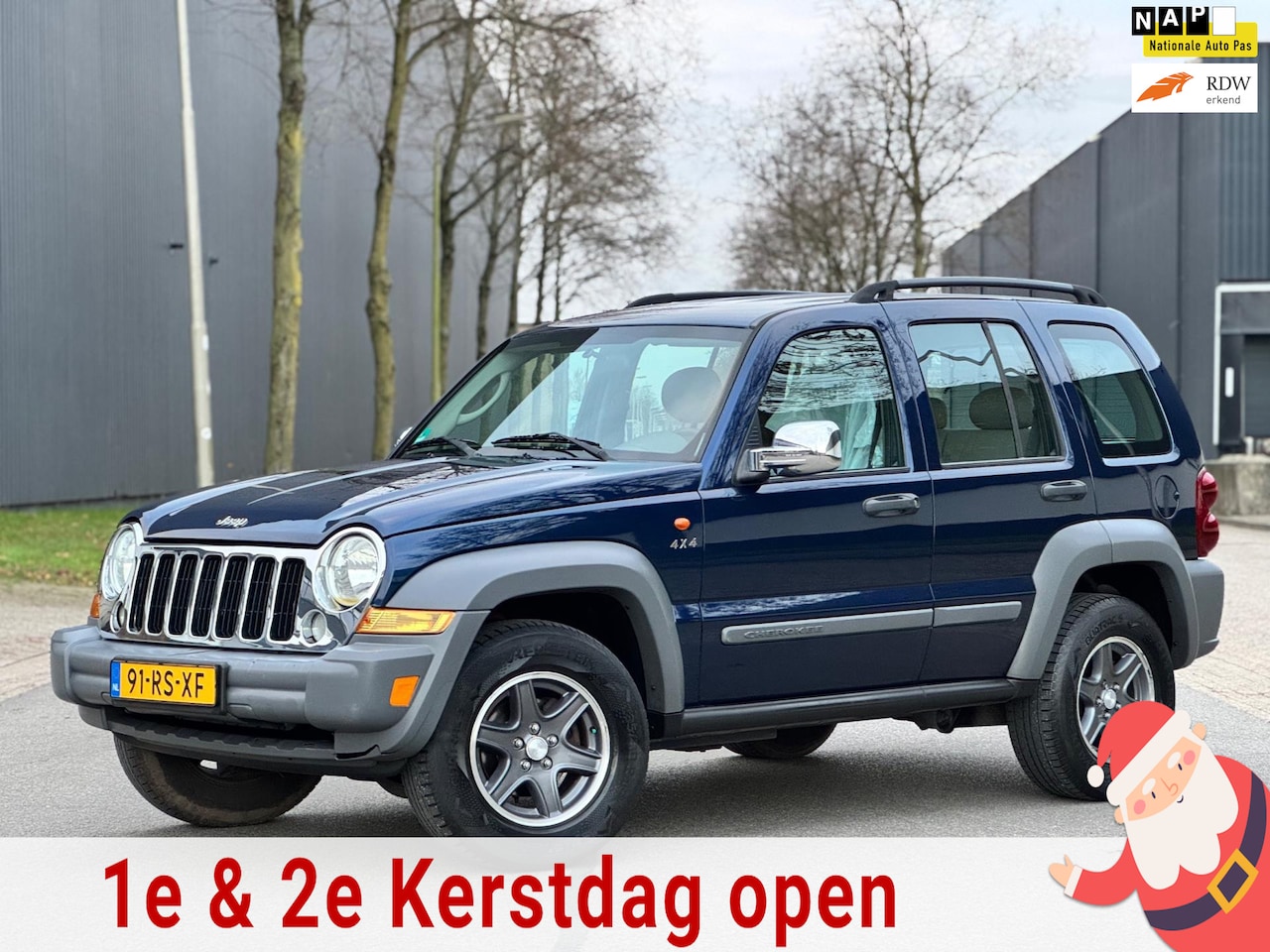 Jeep Cherokee - 3.7 V6 Sport/4X4/AUT/NAVI/AIRCO/TREKHAAK/ZEER NETTE STAAT - AutoWereld.nl