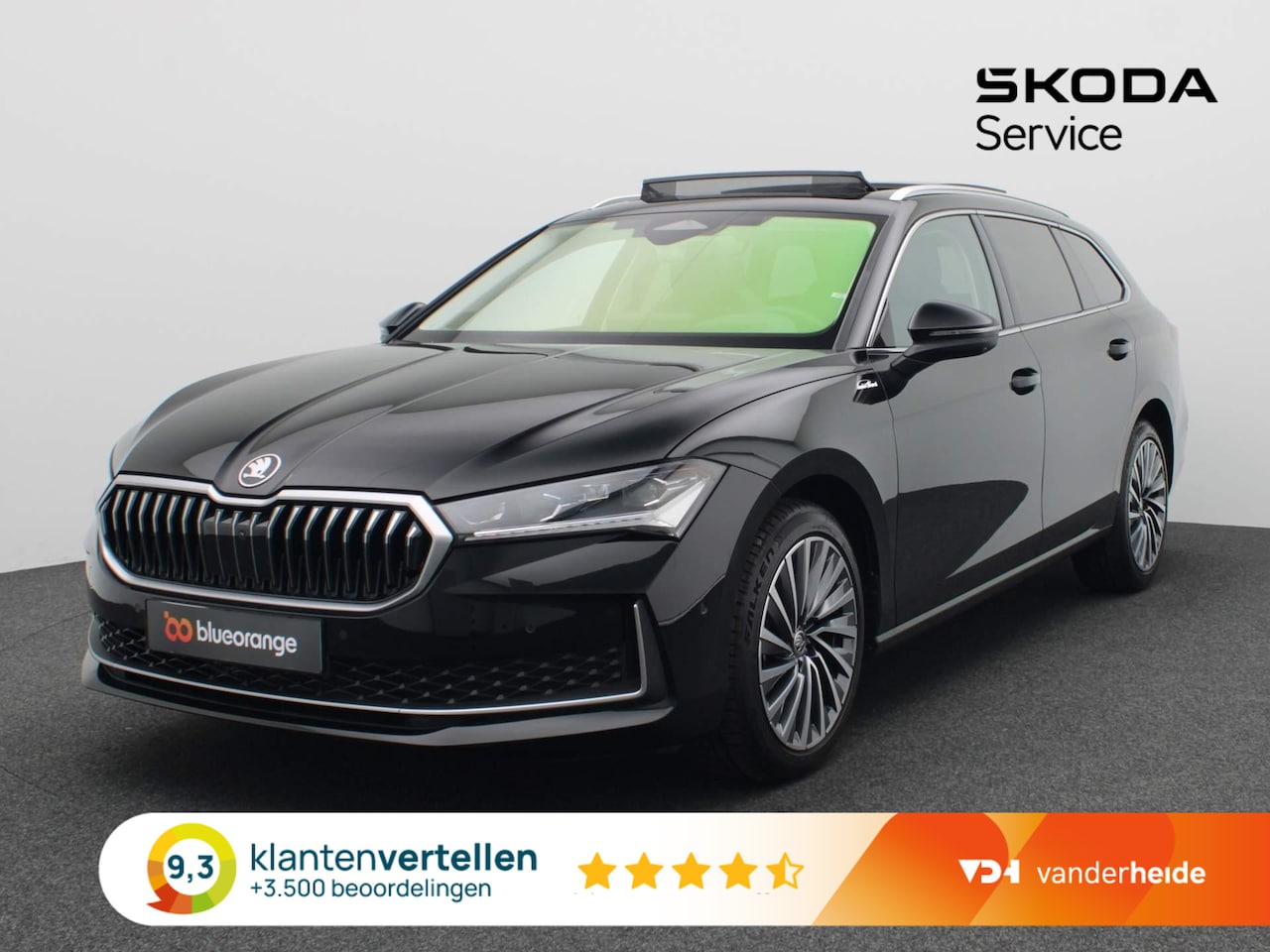 Skoda Superb Combi - 1.5 TSI MHEV Laurin & Klement 150PK DSG Pano-Schuifdak, Head-Up Display, Canton Audio, 360 - AutoWereld.nl