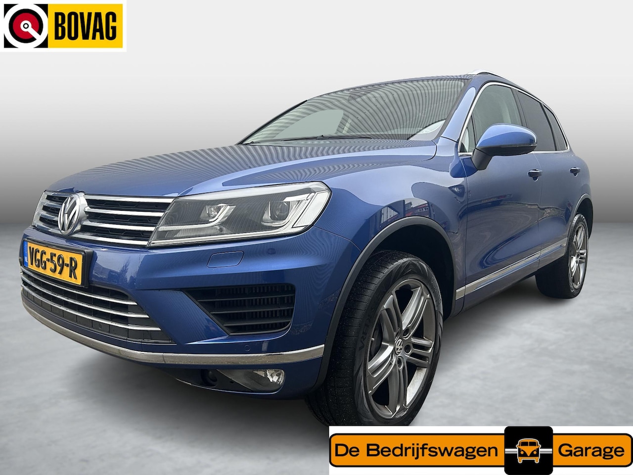 Volkswagen Touareg - 3.0 TDI Highline Van | grijs kenteken | achteruitrijcamera| leder| stoelverwarming | navi - AutoWereld.nl