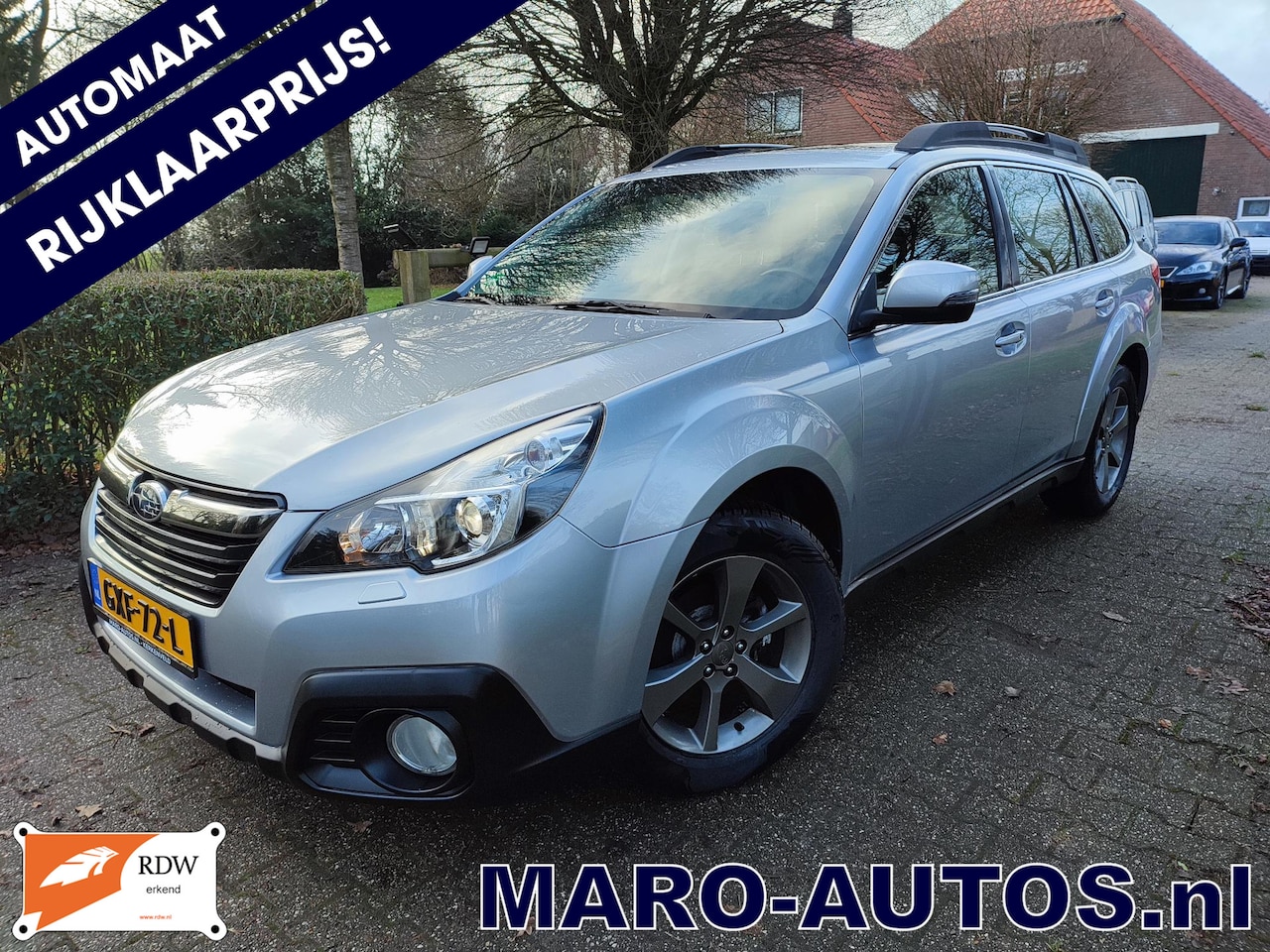 Subaru Outback - 2.5i-X Executive AWD Aut. | Leder | Boekjes | TOP uitvoering! RIJKLAAR | Xenon | TREKHAAK - AutoWereld.nl