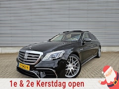 Mercedes-Benz S-klasse - AMG 63 4Matic+ Lang Premium Plus Luchtvering Massage 360 HUD ACC Masage Softclose Burmeste