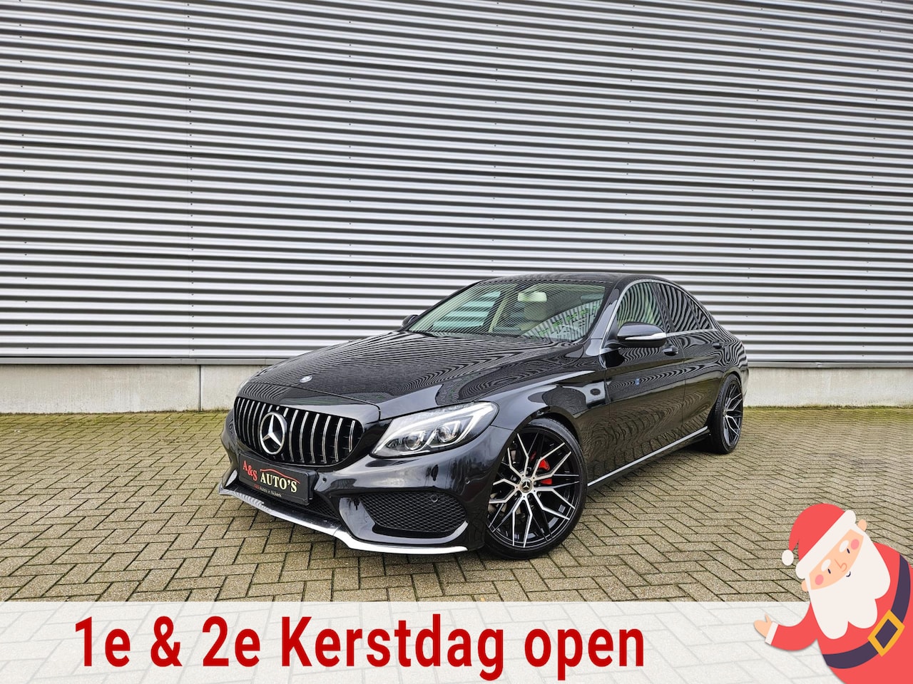 Mercedes-Benz C-klasse - 180 AMG Led Automaat Navigatie Parksensoren Nw apk - AutoWereld.nl