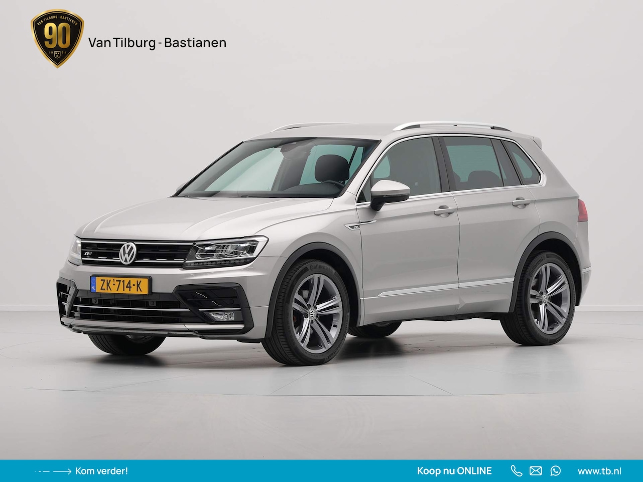 Volkswagen Tiguan - 1.5 TSI 130pk R-Line Navigatie Pdc Trekhaak Elek. Klep - AutoWereld.nl