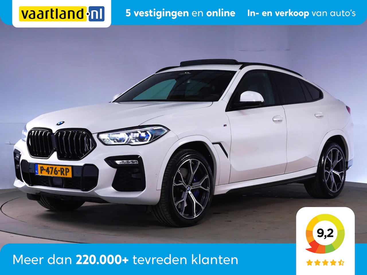 BMW X6 - xDrive40d M Sport [ Pano HUD Soft-close Harman/Kardon Adapt.cruise Trekhaak ] - AutoWereld.nl