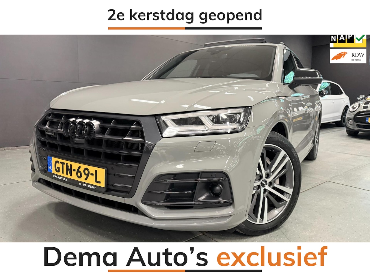 Audi Q5 - 55 TFSI e quattro Competition RS-LEDER BLACK-LINE FULL-OPTION!! - AutoWereld.nl