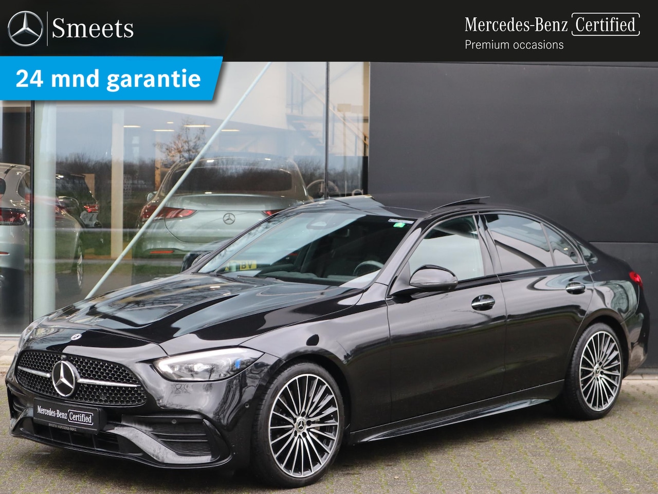 Mercedes-Benz C-klasse - 200 Launch Edition AMG Line | Memory Seats | 360 camera | Navigatie | Multispaak | LED | A - AutoWereld.nl