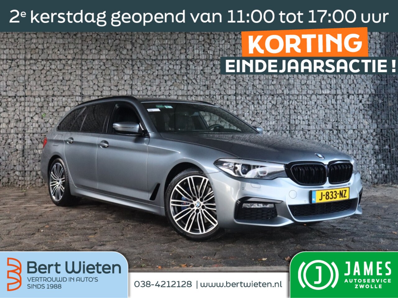 BMW 5-serie Touring - 530i M Sport | High Executive | Head Up | Sportstoelen - AutoWereld.nl