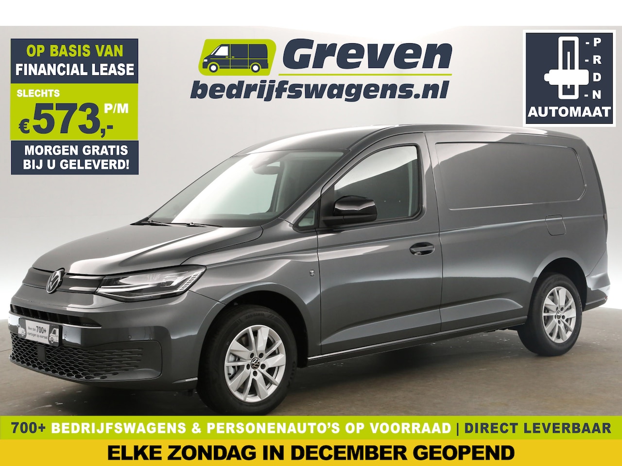 Volkswagen Caddy Maxi - 2.0 TDI Style L2H1 123PK | NIEUW | Automaat Airco Camera Carplay Cruise Navi Virtual PDC L - AutoWereld.nl