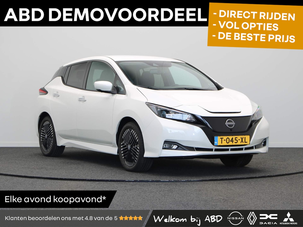 Nissan LEAF - N-Connecta 40 kWh | Rondomzicht camera | Voorstoelen en Achterbank Verwarmd | Cruise Contr - AutoWereld.nl