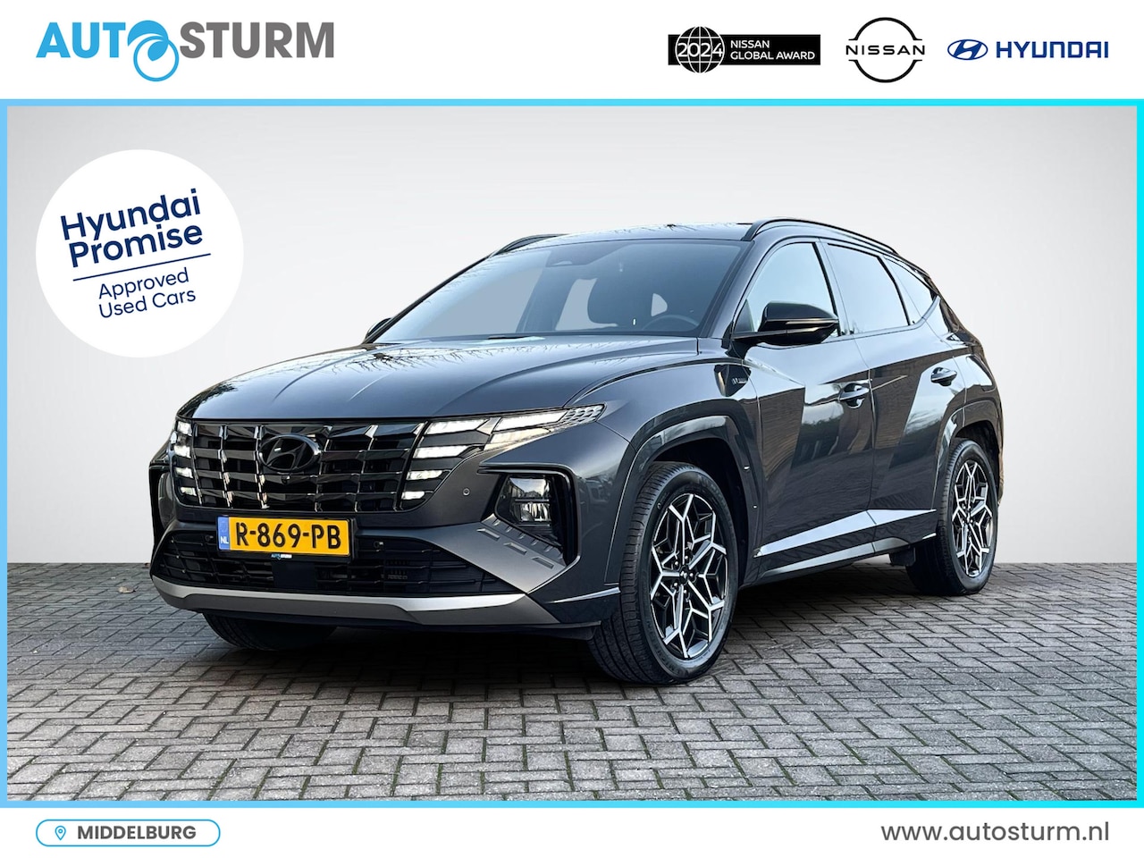 Hyundai Tucson - 1.6 T-GDI PHEV N Line 4WD | Leder/Alcantara | 19'' Velgen | Navigatie | Camera | Stoelverw - AutoWereld.nl