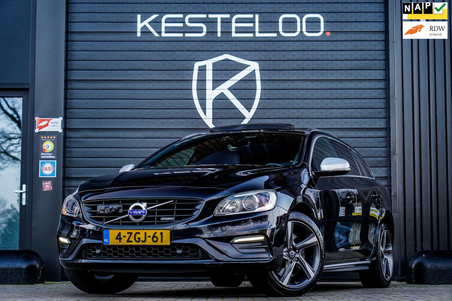 Volvo V60 - 2.4 D6 AWD Plug-In Hybrid R-Design TREKHAAK/SCHUIFDAK/HARMAN KARDON/LEDER - AutoWereld.nl