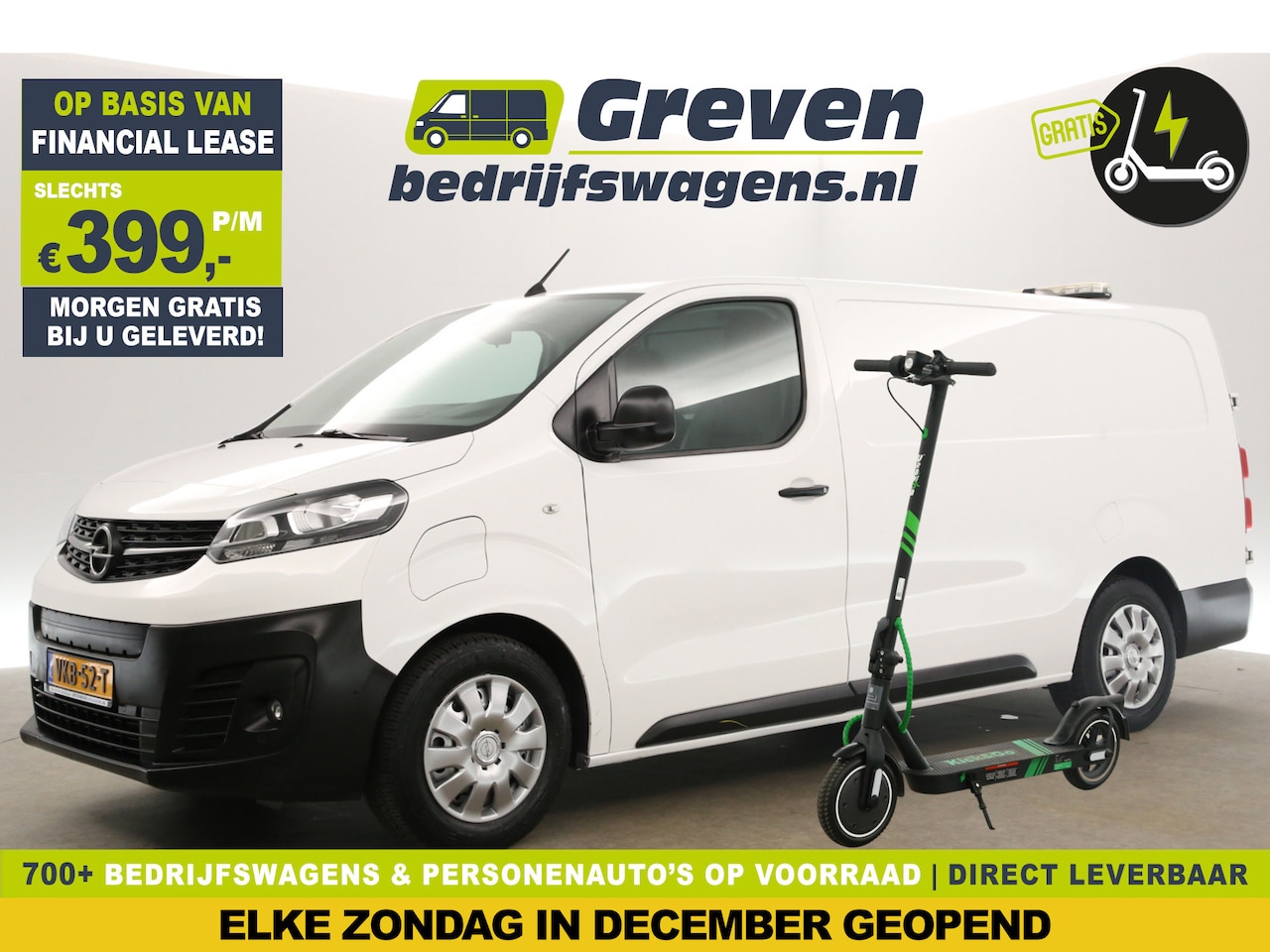 Opel Vivaro-e - L3H1 75 kWh Gratis E-Step! | Elektrisch | Automaat Airco Carplay Camera Cruise Navi PDC El - AutoWereld.nl