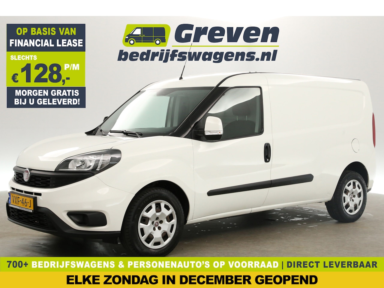 Fiat Doblò - 1.3 MJ L2H1 Maxi Airco Cruise Bluetooth Parkeersensoren Elektrpakket Schuifdeur - AutoWereld.nl