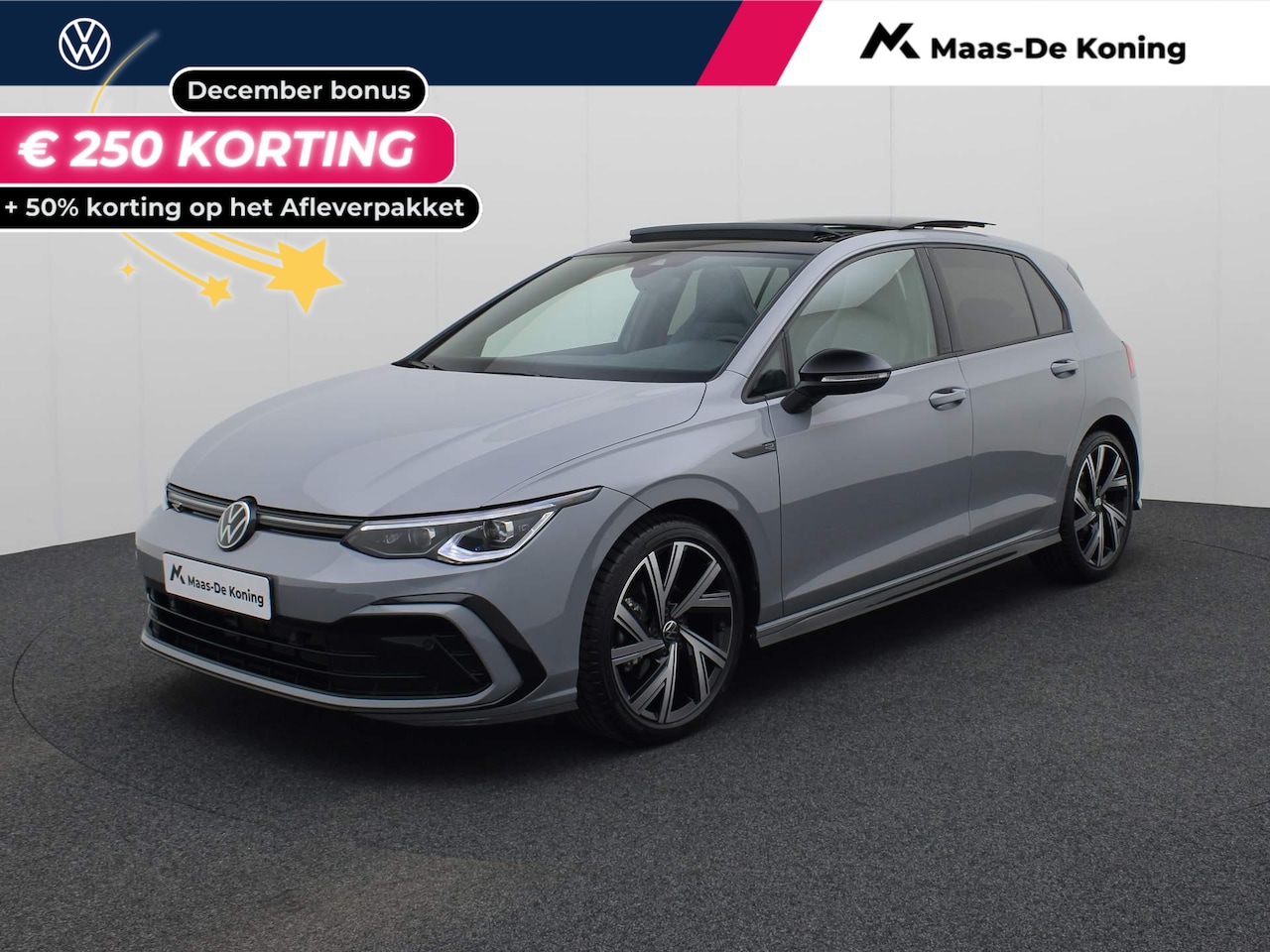 Volkswagen Golf - 1.5eTSI/150PK R-Line Blackstyle DSG · Panoramadak · Navigatie · Stoel-&stuurverwarming · G - AutoWereld.nl