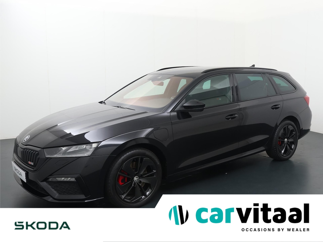 Skoda Octavia Combi - 1.4 TSI RS iV PHEV Business | 245 PK | Elektrisch bedienbare achterklep | Navigatiesysteem - AutoWereld.nl