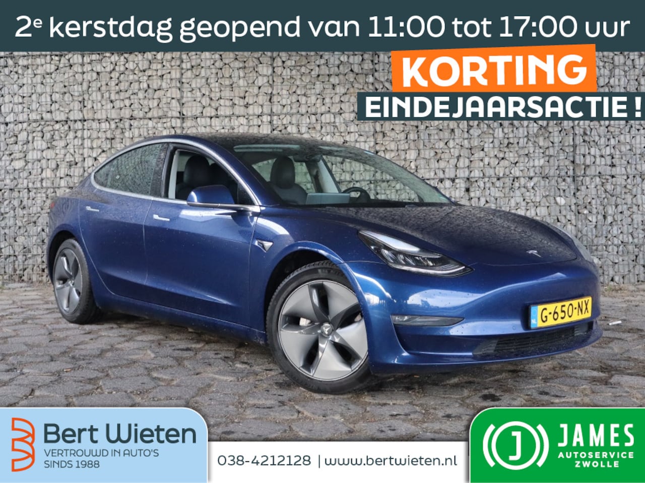 Tesla Model 3 - Long Range RWD Long Range AWD 75kWh I Geen Import I Trekhaak - AutoWereld.nl