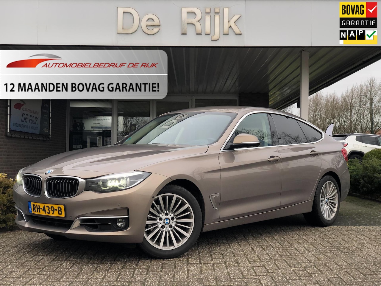 BMW 3-serie Gran Turismo - 320i High Executive | Leder, Navi, Camera, Stoelverw., Head-Up, El. Trekhaak + Stoelen | D - AutoWereld.nl