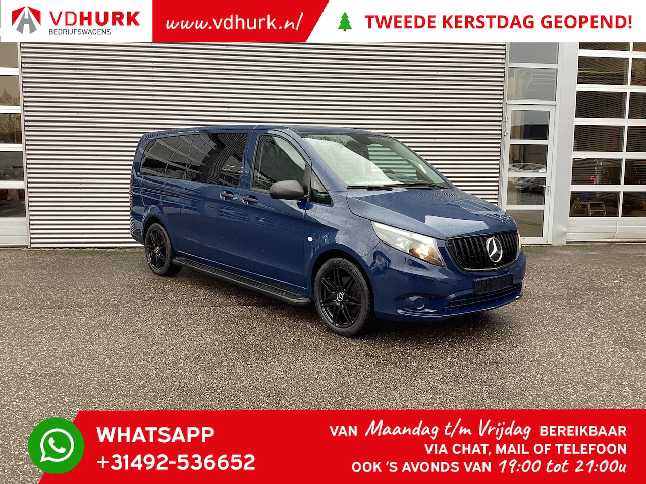 Mercedes-Benz Vito Tourer - 114 CDI Aut. Extra Lang DC Dubbel Cabine/ Stoelverw./ CarPlay/ Camera/ PDC/ 19” LMV/ Sides - AutoWereld.nl