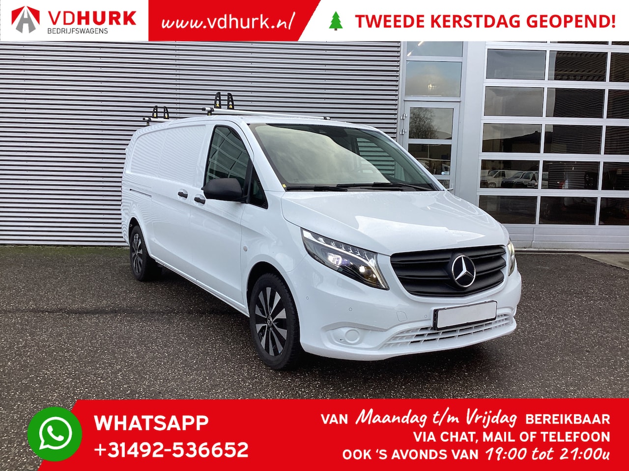 Mercedes-Benz Vito - 119 CDI Aut. Standkachel/ Inrichting/ LED/ Stoelverw./ CarPlay/ Camera/ Navi/ LMV/ Cruise/ - AutoWereld.nl