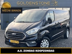 Ford Transit Custom - 300 2.0 TDCI L2H1 Limited DC Dubbele Cabine, Navi, Camera, Cruise, Trekhaak, PDC V+A, Stoe