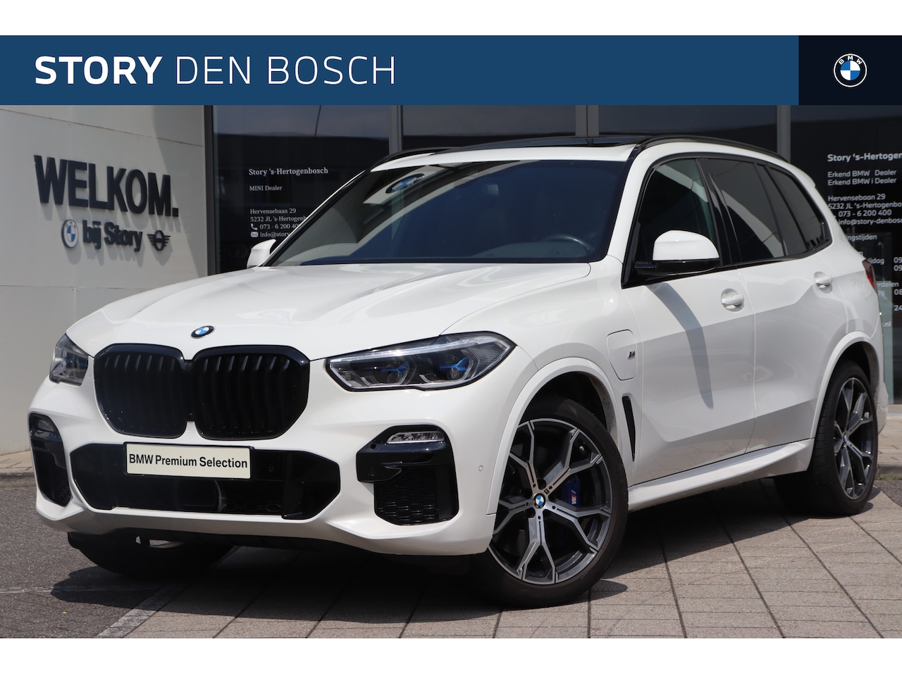 BMW X5 - xDrive45e High Executive M Sport Automaat / Panoramadak / Trekhaak / Laserlicht / Sportsto - AutoWereld.nl