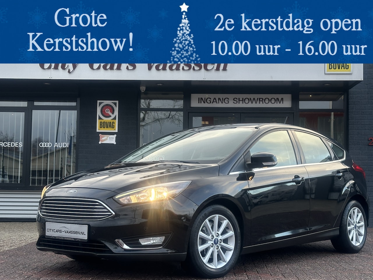 Ford Focus - 1.0 Titanium 101 pk org nl auto nap logisch navigatie climate ctr cruise ctr start/stop pd - AutoWereld.nl