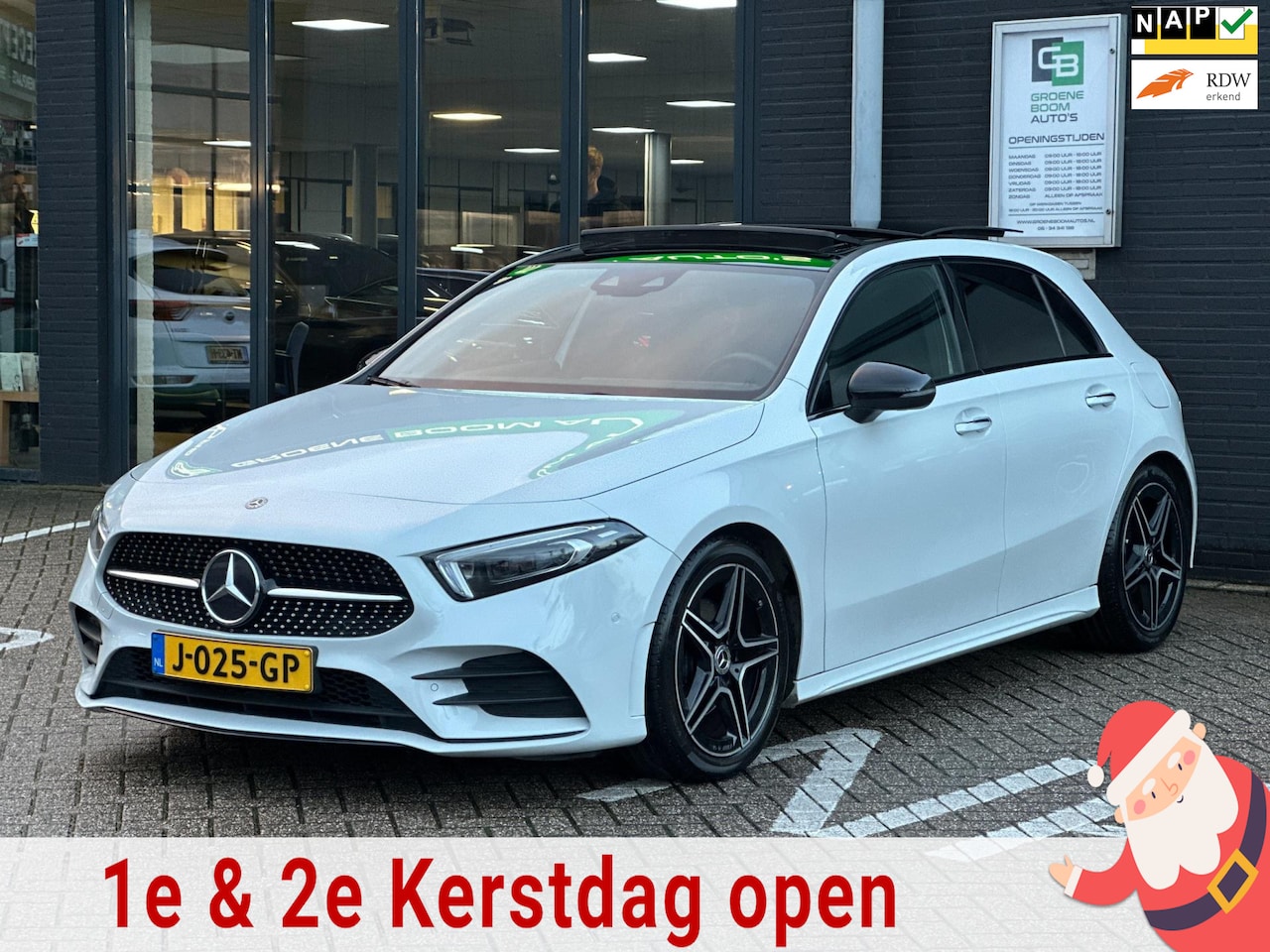 Mercedes-Benz A-klasse - 180 Business Solution AMG/sfeerverlichting/PANO-DAK/CAMERA/NL-AUTO NAP!! - AutoWereld.nl