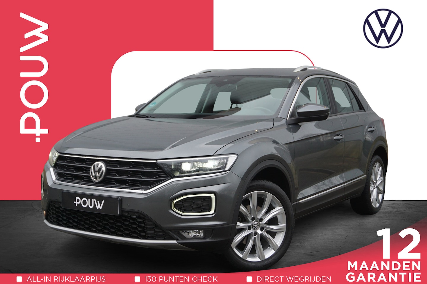 Volkswagen T-Roc - 1.5 TSI Sport | Dodehoekdetectie | Achteruitrijcamera | Elektrische achterklep - AutoWereld.nl