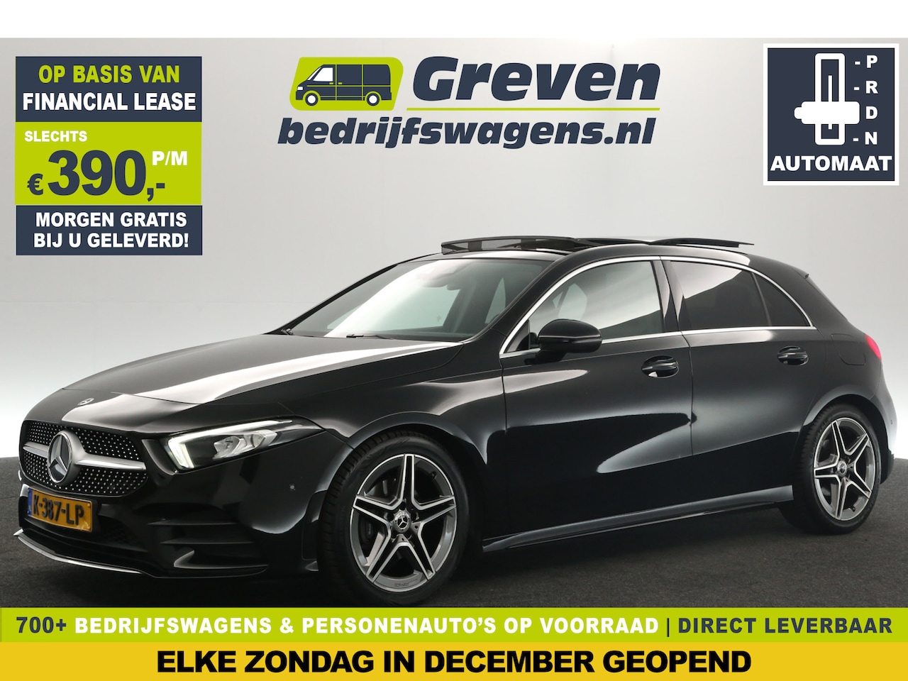 Mercedes-Benz A-klasse - 180 AMG Automaat Pano Camera LED Virtual Carplay Clima Cruise Navi 18"LMV PDC - AutoWereld.nl