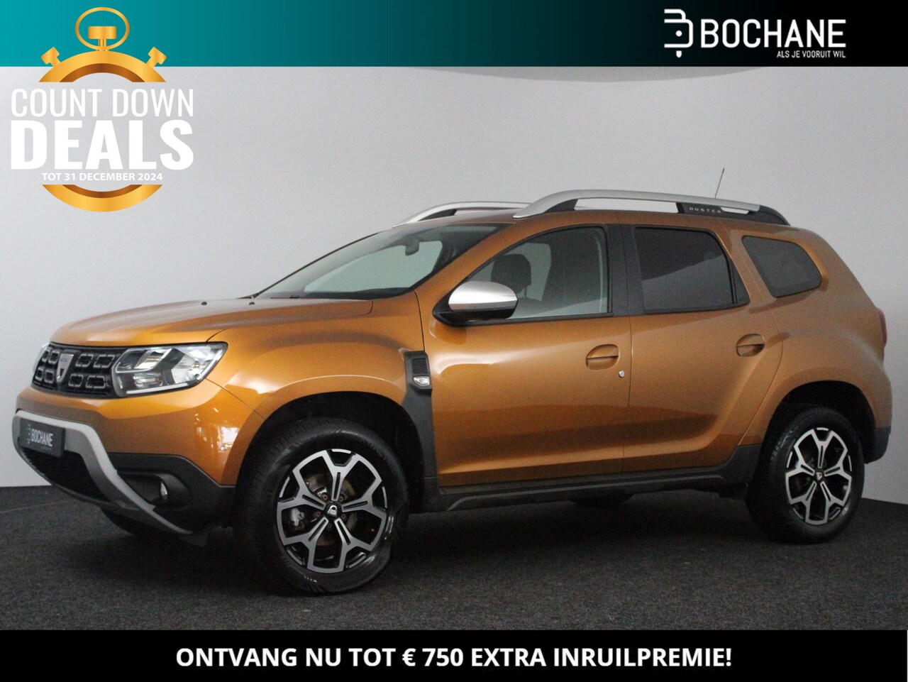 Dacia Duster - 1.3 TCe 130 Prestige | Navigatie | 360° Rondomzichtcamera | Climate Control | Leder | Crui - AutoWereld.nl