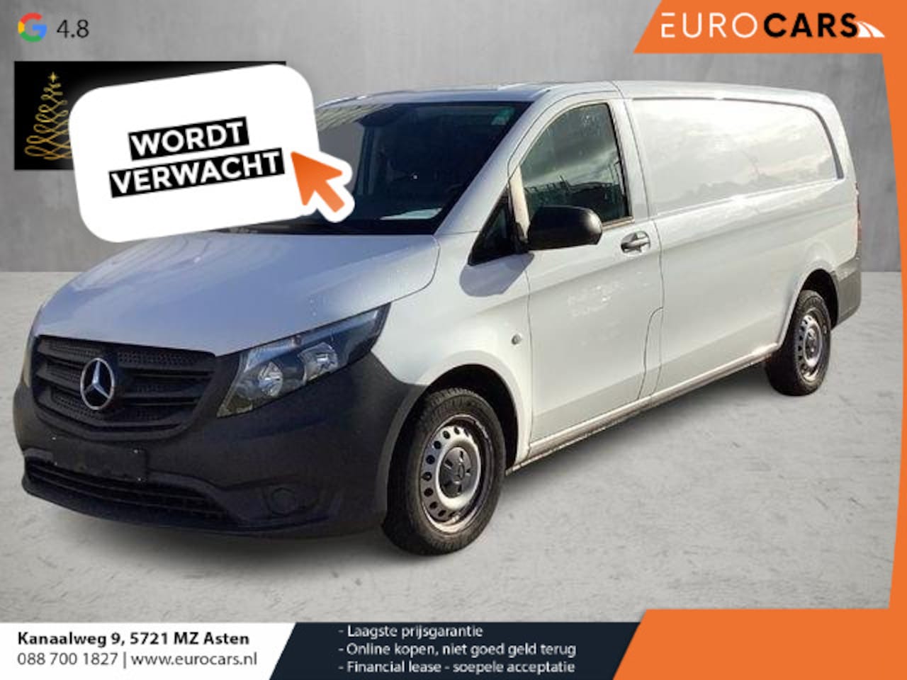 Mercedes-Benz Vito - 114 CDI Extra Lang Airco Cruise control 3 zits euro6 Achterklep - AutoWereld.nl