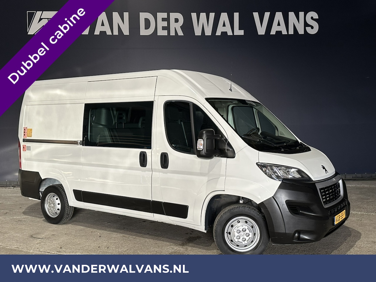 Peugeot Boxer - 2.2 BlueHDi 141pk L2H2 Dubbele Cabine Euro6 *Laadklep* Airco | 6-Zits cruisecontrol - AutoWereld.nl