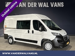 Peugeot Boxer - 2.2 BlueHDi 141pk L2H2 Dubbele Cabine Euro6 *Laadklep* Airco | 6-Zits cruisecontrol