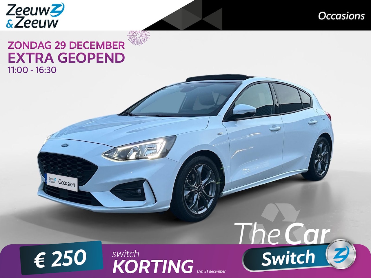 Ford Focus - 1.0 EcoBoost ST Line Business 125pk | Stoel- stuur en voorruitverwarming | Panorama dak | - AutoWereld.nl