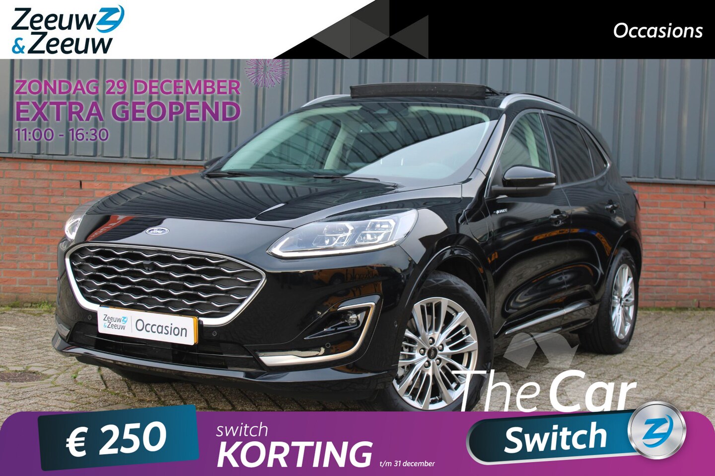 Ford Kuga - 2.5 PHEV Vignale |Zeer compleet|NL auto|Panoramadak|Volledig lederen stoelen met memory|De - AutoWereld.nl