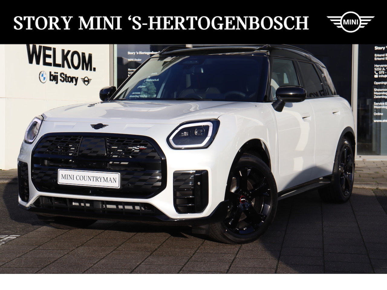 MINI Countryman - Cooper S ALL4 Automaat / JCW / Pakket XL / 19" John Cooper Works Runway Spoke black - AutoWereld.nl