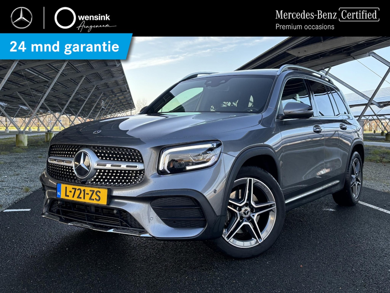 Mercedes-Benz GLB - 180 Business Solution AMG | Panoramadak | Memory stoelen | Trekhaak | Sfeerverlichting | M - AutoWereld.nl