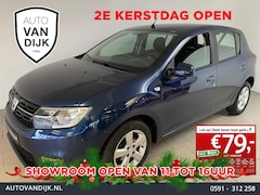 Dacia Sandero - 0.9 TCe Bi-Fuel Laureate LPG G3 AIRCO NAVI BLUETOOTH 5DRS VELGEN ELEK RAMEN CENT VERG ZEER