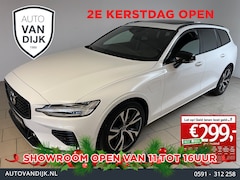 Volvo V60 - 2.0 T6 Recharge AWD R-Design 340PK PANO DAK AIRCO CLIMA NAVI CRUISE STOELVERW STUURVERW BL