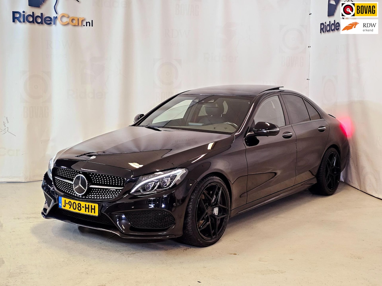 Mercedes-Benz C-klasse - AMG 43 4MATIC|GARANTIE|PANO|LEDER|CARBON|ELEK STOEL|LED| - AutoWereld.nl