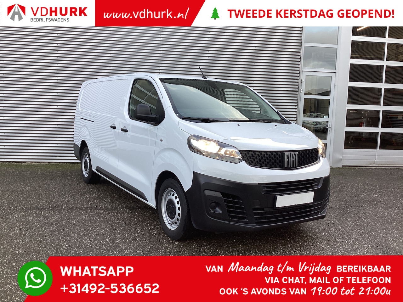 Fiat Scudo - 2.0 MJ 145 pk Aut. L3 Inrichting/ Standkachel/ Stoelverw./ Camera/ Cruise/ Airco/ Trekhaak - AutoWereld.nl