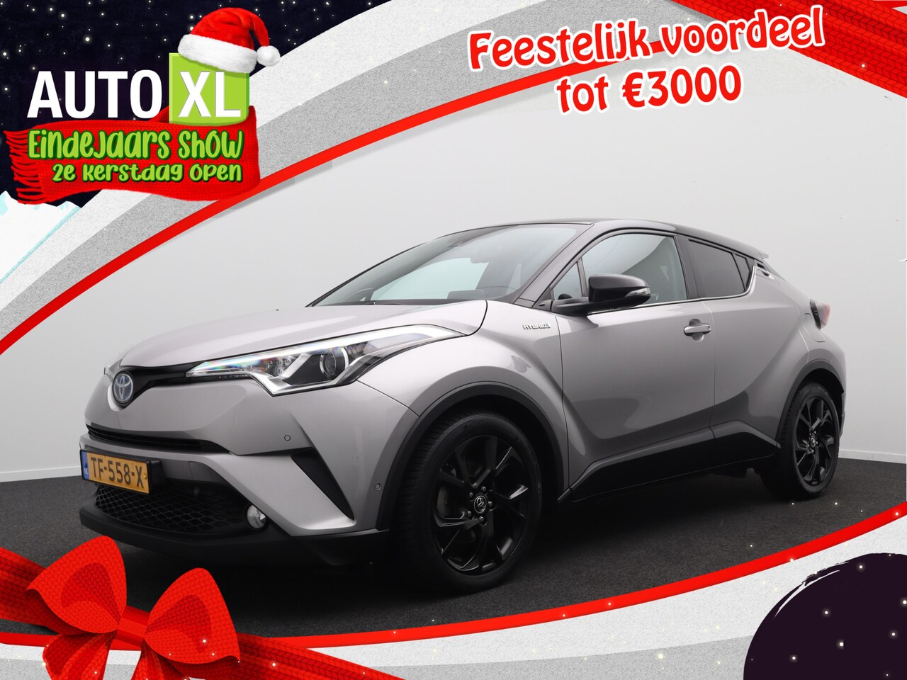 Toyota C-HR - 1.8 Hybrid Bi-Tone Camera Adapt. Cruise Navi Leder LMV 18' - AutoWereld.nl