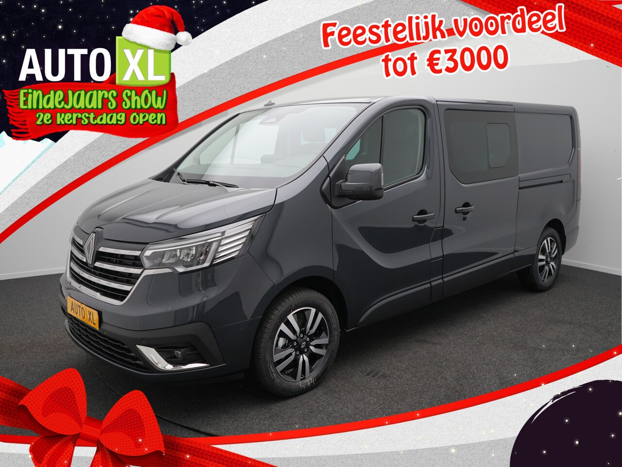 Renault Trafic - 2.0 Aut. 150 PK L2H1 DC 5-Pers 2x Schuifdeur Camera Carplay - AutoWereld.nl