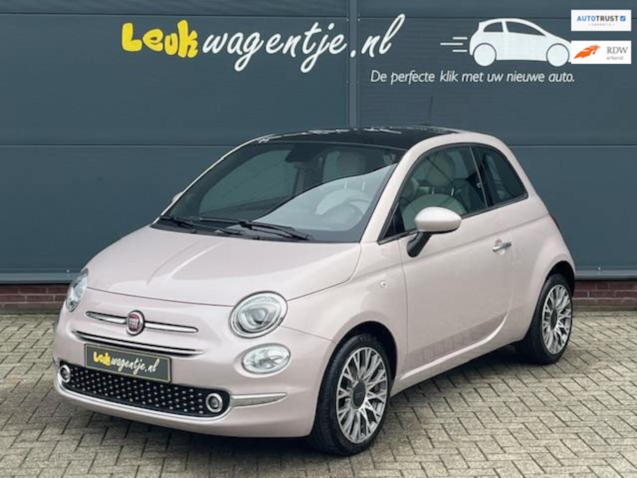 Fiat 500 - 1.0 Hybrid Star *carplay *dig. display *16” *rosé - AutoWereld.nl