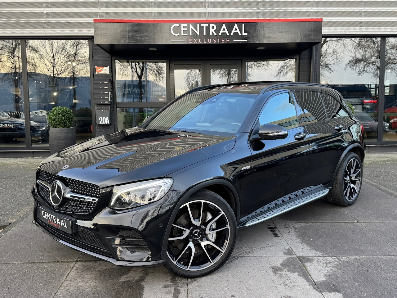 Mercedes-Benz GLC-klasse - AMG 43 4MATIC 367PK|Pano|Burmester|Designo|Memory|Luchtvering|Head-Up|ACC|360Camera|Keyles - AutoWereld.nl